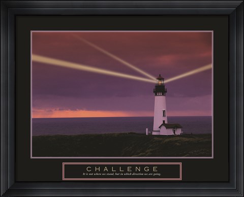 Framed Challenge - Lighthouse Print