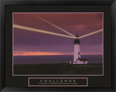 Framed Challenge - Lighthouse Print