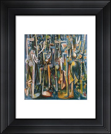 Framed Jungle, 1943 Print
