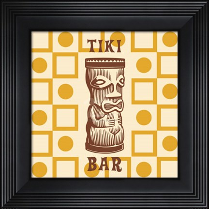 Framed Tiki Bar Print