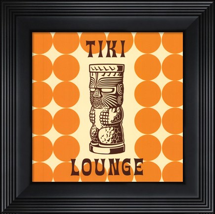 Framed Tiki Lounge Print