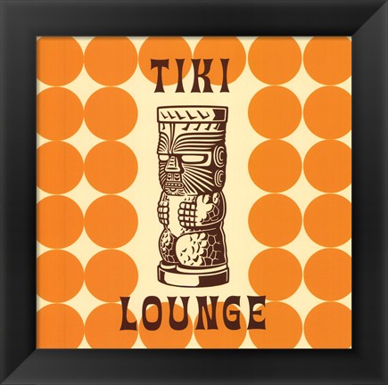Framed Tiki Lounge Print