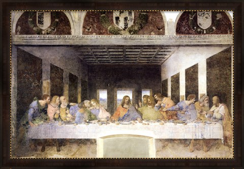 Framed Last Supper Print