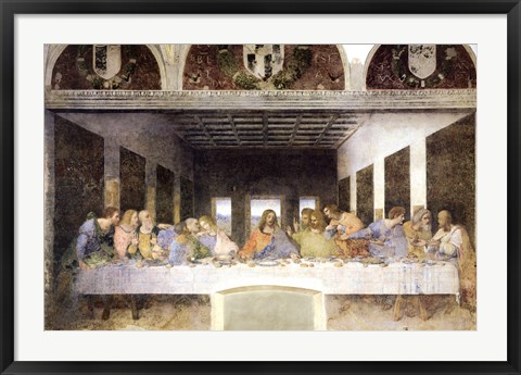 Framed Last Supper Print