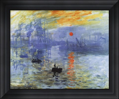 Framed Impression, Sunrise, c.1872 Print