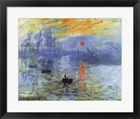 Framed Impression, Sunrise, c.1872 Print