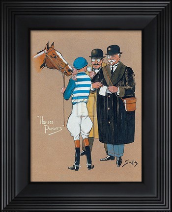 Framed Honest Punters Print