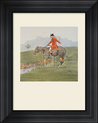 Framed Right Man On The Wrong &#39;Oss Print