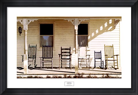 Framed Chair Family Print