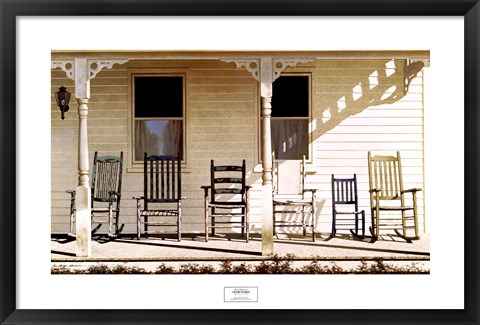 Framed Chair Family Print