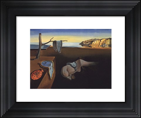 Framed Persistence of Memory, c.1931 Print