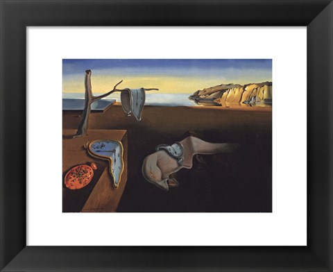 Framed Persistence of Memory, c.1931 Print