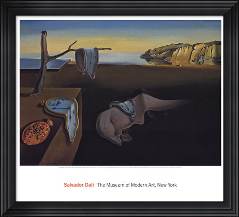 Framed Persistence of Memory, c.1931 Print