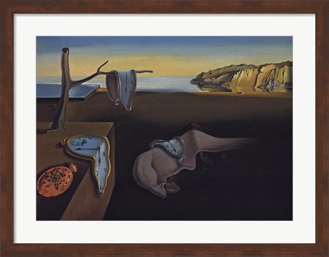Framed Persistence of Memory, c.1931 Print