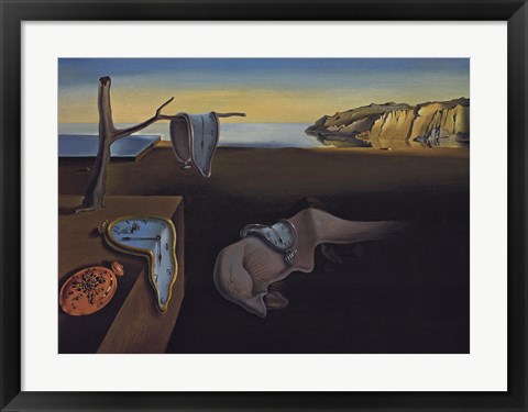 Framed Persistence of Memory, c.1931 Print