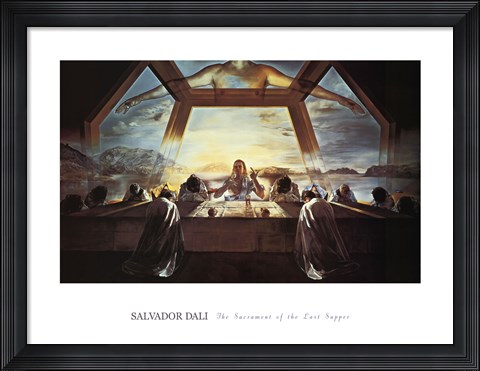 Framed Sacrament of the Last Supper, c.1955 Print