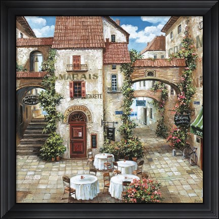 Framed Le Marais Print