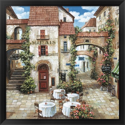 Framed Le Marais Print