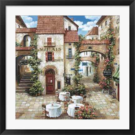 Framed Le Marais Print