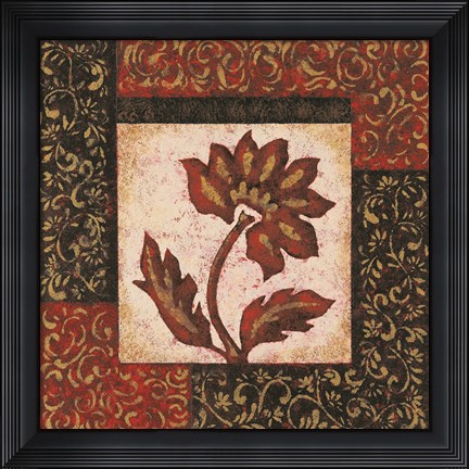 Framed Arabesque I Print