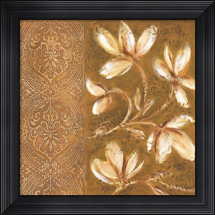 Framed Bukara Paisley I Print