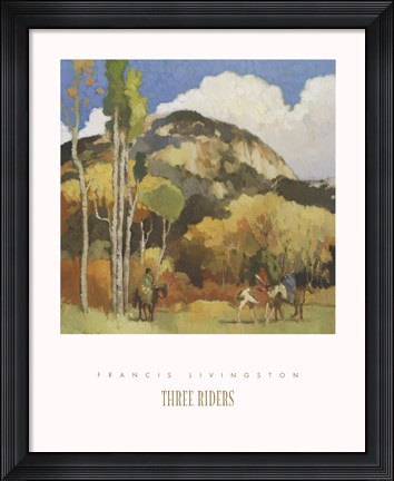 Framed Three Riders Print