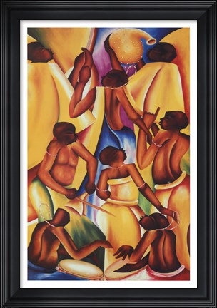 Framed Rhythm Of Life Print