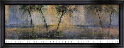 Framed Edge Of Heaven Print