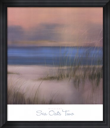 Framed Sea Oats Two Print