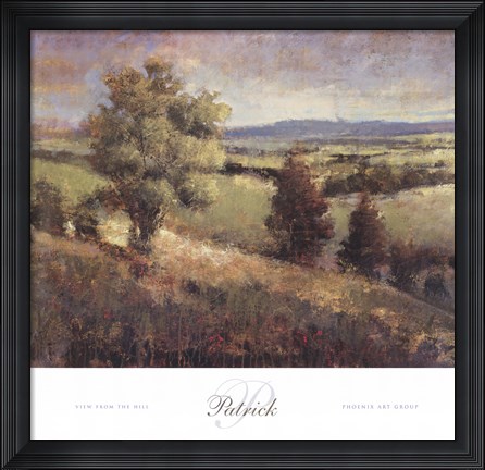 Framed View From The Hill Print