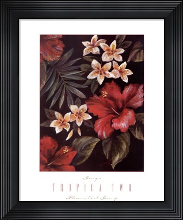 Framed Tropica One Print