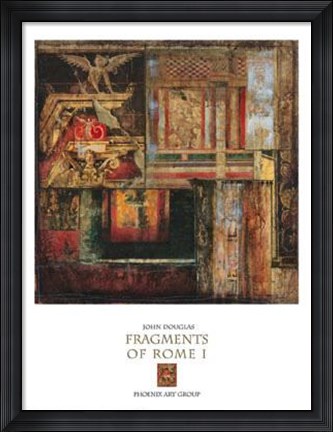 Framed Fragments Of Rome I Print