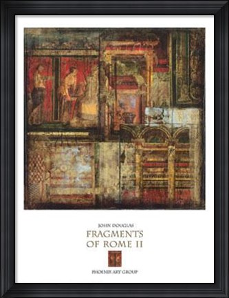 Framed Fragments Of Rome II Print