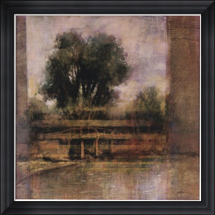 Framed Serene Landscape Print
