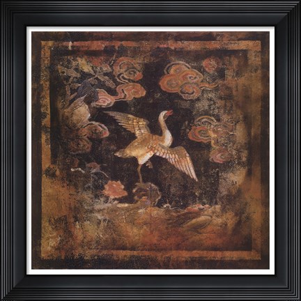 Framed Bird Of Paradise I Print