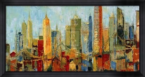 Framed Metro Heights Print