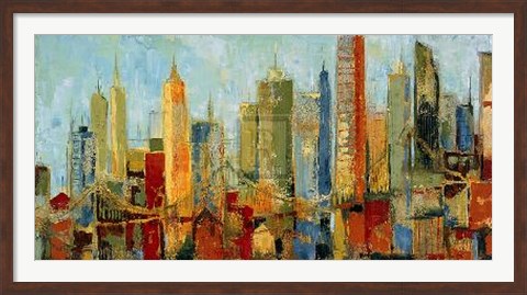 Framed Metro Heights Print