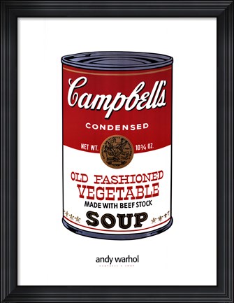 Framed Campbell's Soup Print
