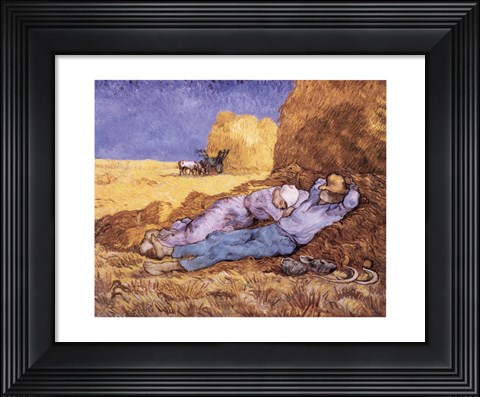 Framed Siesta, c.1889 Print