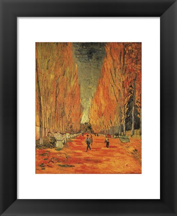 Framed Alle des Alleycamps Print