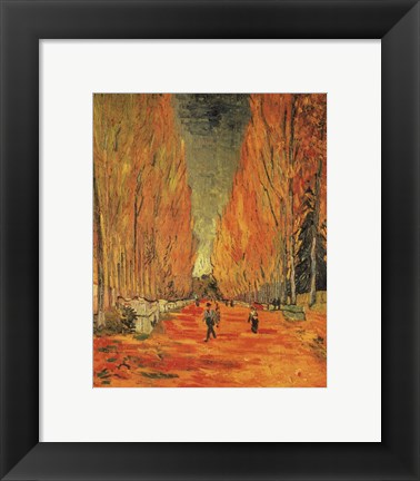 Framed Alle des Alleycamps Print