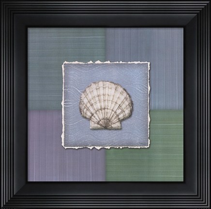 Framed Blue Sea III Print