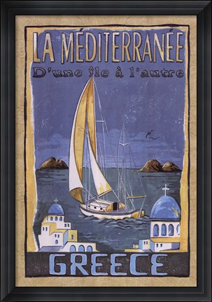 Framed Greece - Grande Print
