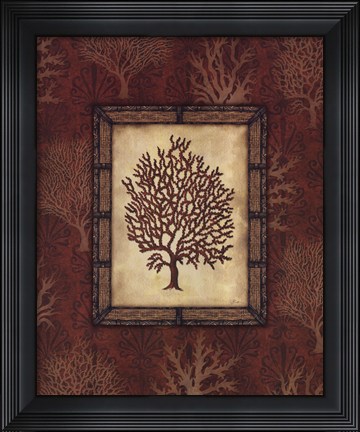Framed Red Coral IV - Large Print