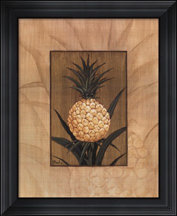 Framed Sugar Loaf Pineapple Print