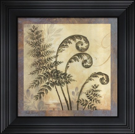 Framed Leaf Botanicals IV Print