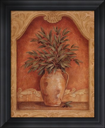 Framed Sienna Fruit I Print