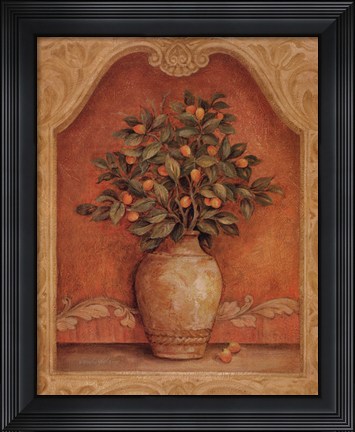 Framed Sienna Fruit II Print