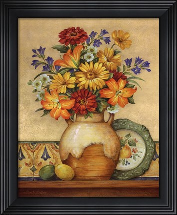 Framed Salsa Lilies Print