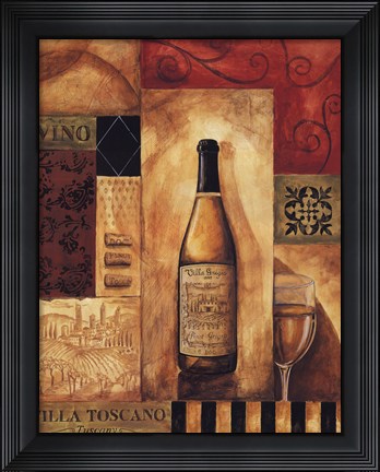 Framed Villa Toscano - Mini Print